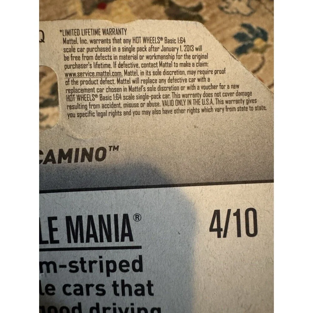 2015 Hot Wheels Muscle Mania Series: '68 El Camino - Green (4/10)